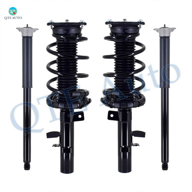 Set of 4 Front Quick Complete Strut-Rear Complete Shock Kit For 2013 ...