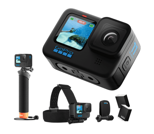 GoPro HERO11 Black + Accessories Bundle GoPro HERO11 Black + Accessories Bundle