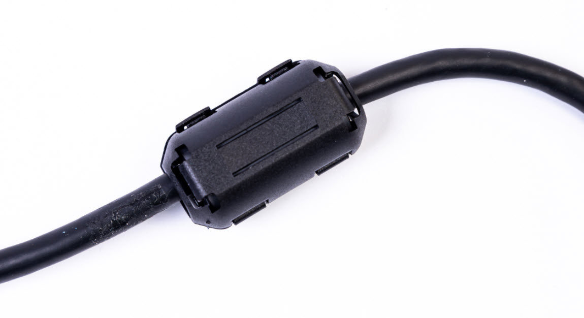 Example of Ferrie Choke to Block EMI Noise Example of Ferrite Choke to Block EMI Noise