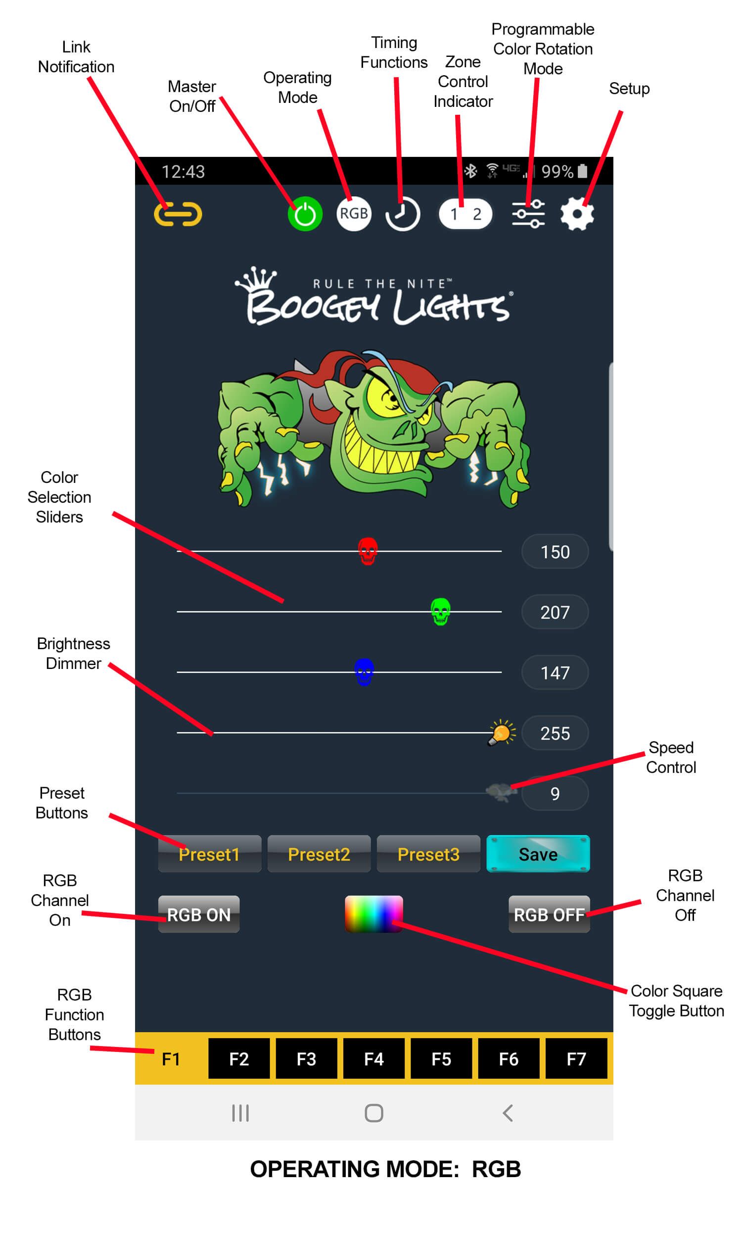Boogey Lights GEN2 APP