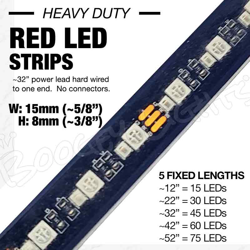 Boogey Lights Tail-Turn-Brake RED HD Specifications