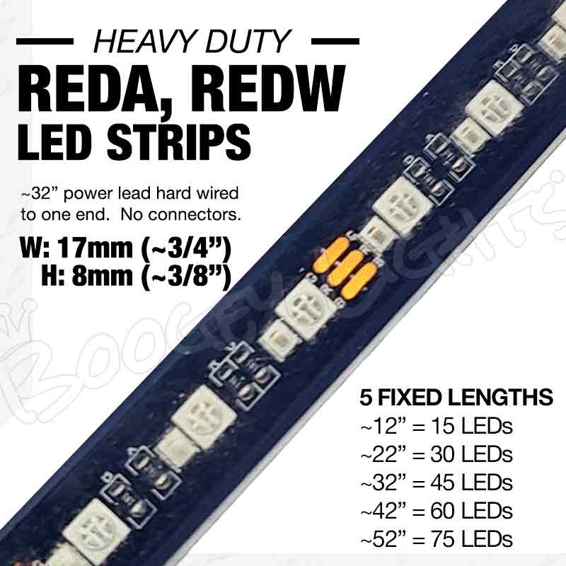 Boogey Lights Tail-Turn-Brake REDA and REDW HD Specifications