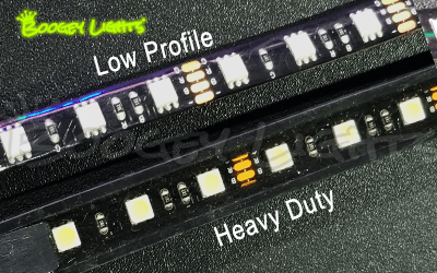 Boogey Lights Low Profile and Heavy Duty LED Light Strips