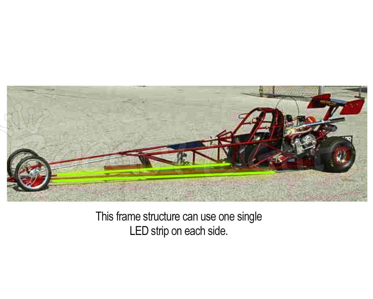 Jr Dragster Frame Lighting Option