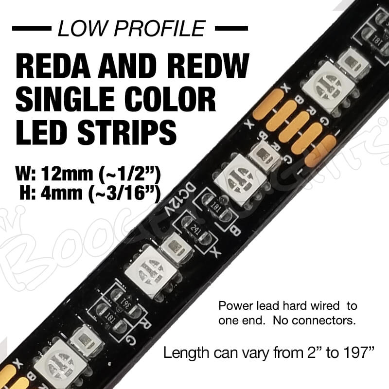 Boogey Lights Tail-Turn-Brake REDA and REDW LP Specifications