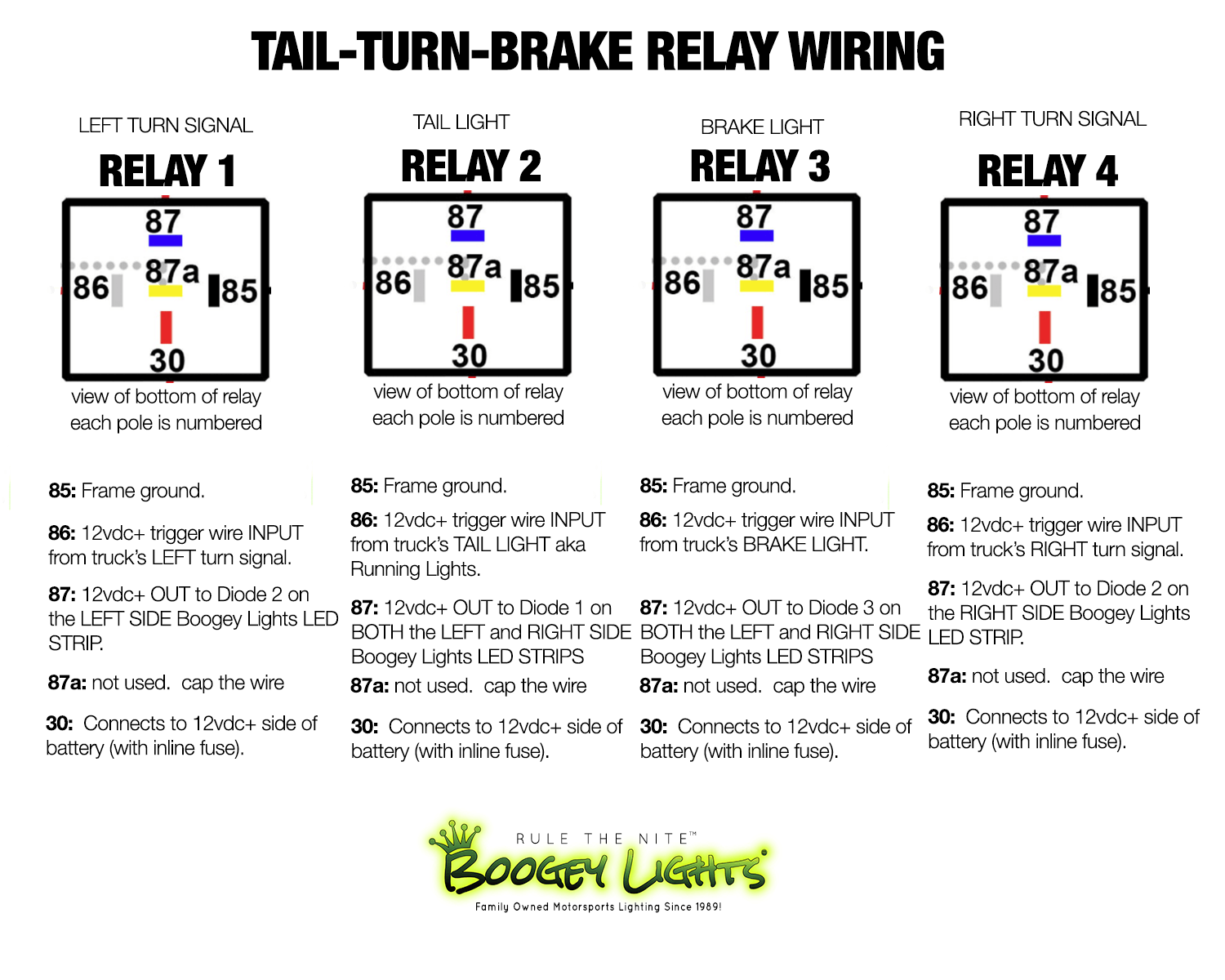 4 Relay Wiring Diagram