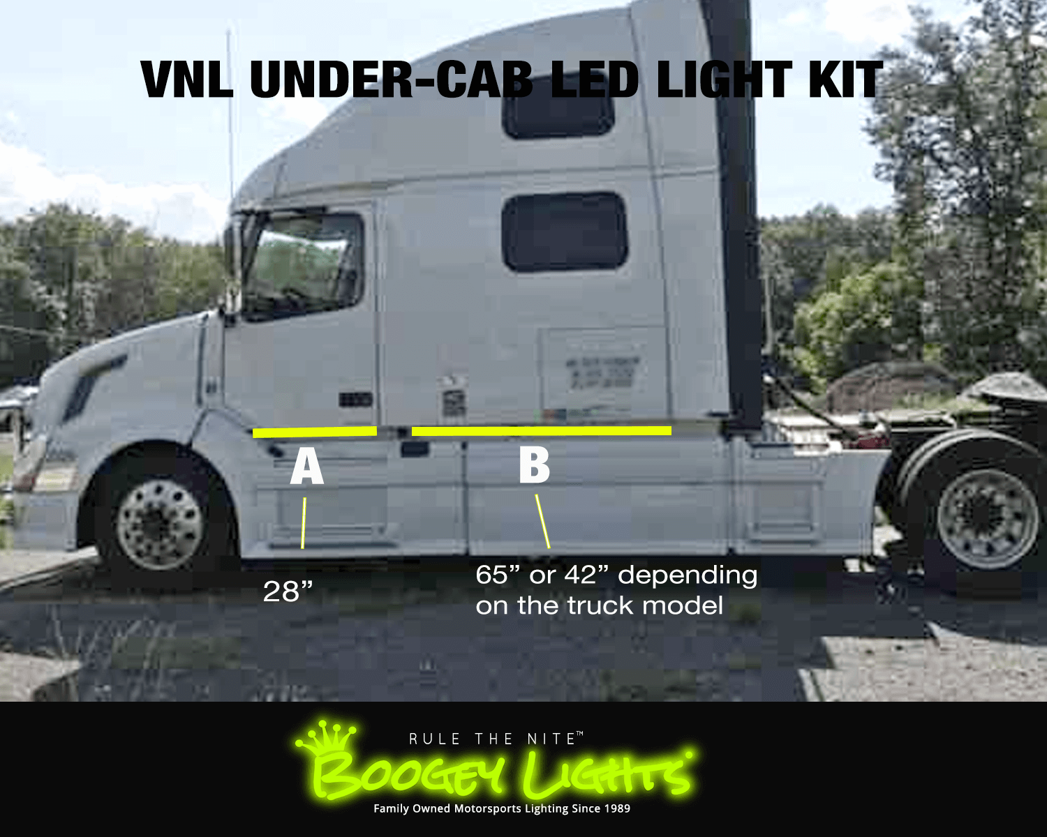 Boogey Lights VNL Under-Cab LED Light Kits