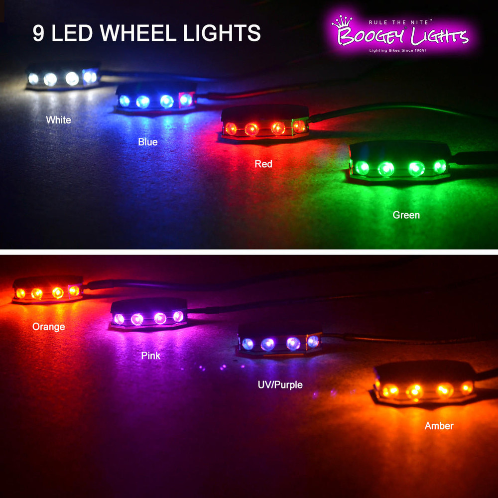 9-LED Wheel Lights at Boogey Lights