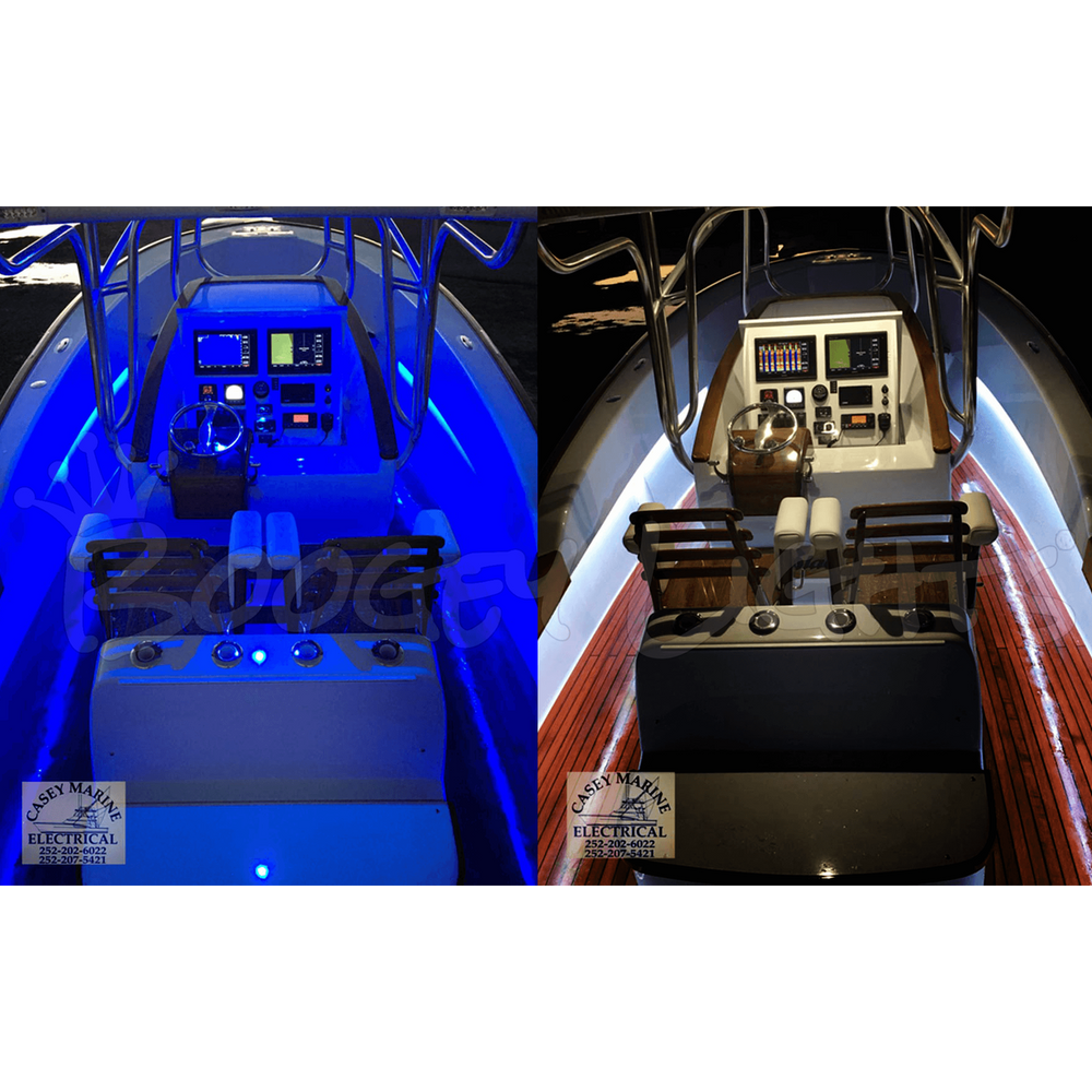 Marine Boat Interior Led Dual Color Red White Light Built