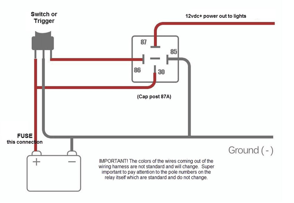 Buy Heavy Duty 12vdc 40 30 AMP Relay Boogey Lights