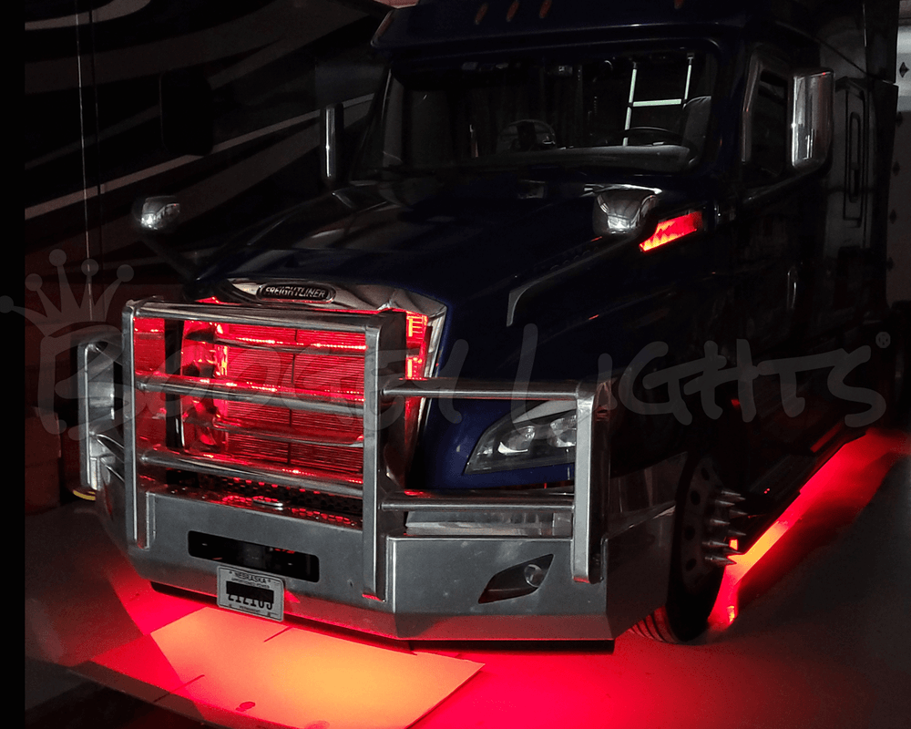 Freightliner Cascadia Grill & Air Vent LED Light Kit