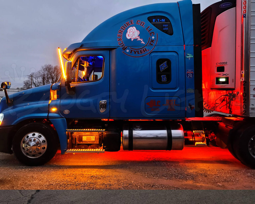 Freightliner Cascadia LED Accent Light Kit at Boogey Lights