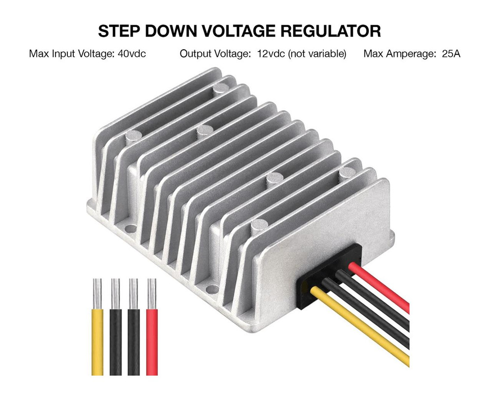 Voltage Regulator / Reducer 12vdc Boogey Lights