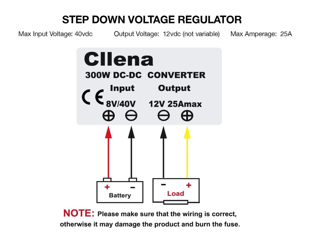 Voltage Regulator / Reducer  12vdc