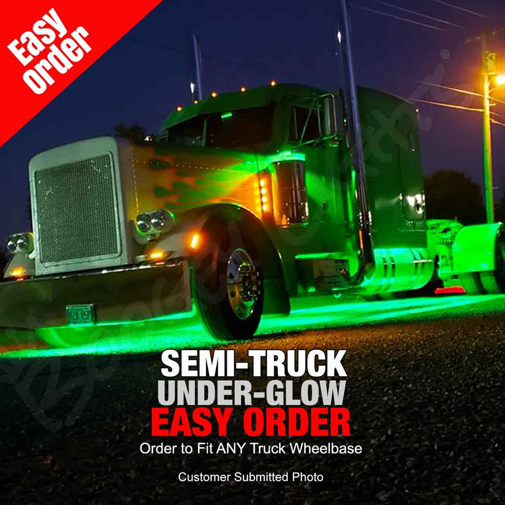 Semi-Truck Under-Glow LED Light Kit