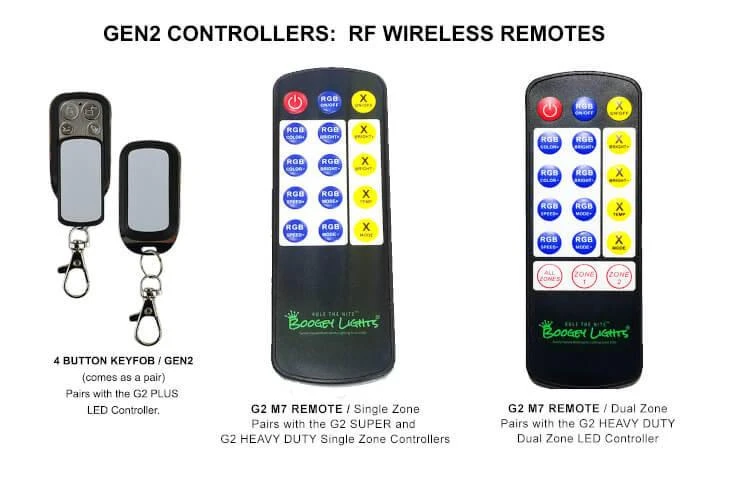 GEN2 RF Wireless Remotes