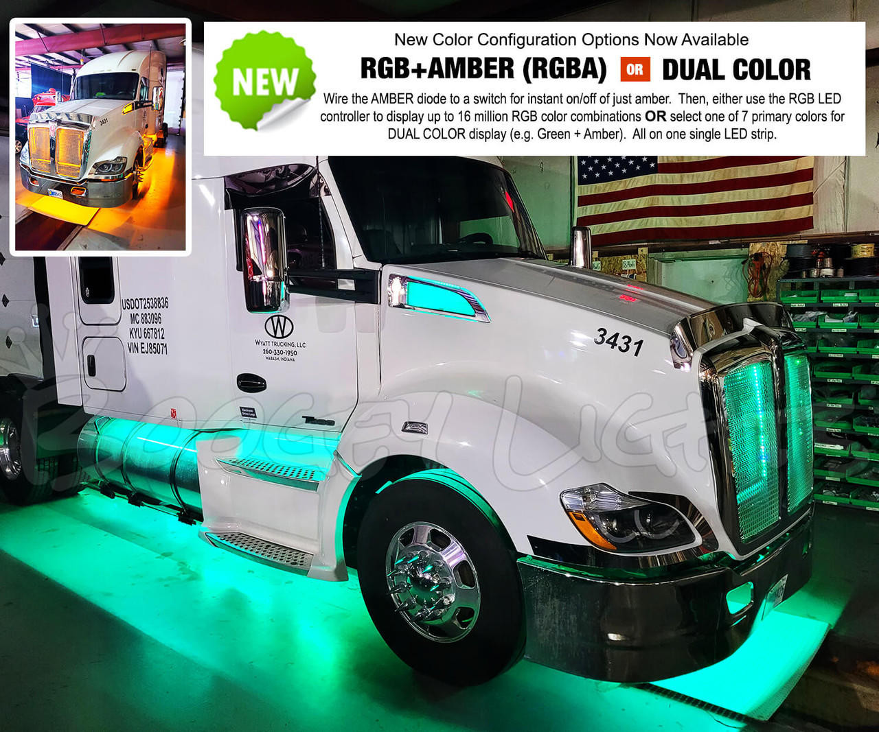 Buy Kenworth T680 LED Accent Light Kit | Boogey Lights Buy Kenworth T680 LED Accent Light Kit | Boogey Lights
