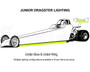 Junior Dragster LED Light Kit.  Under-Glow and Under-Wing options.