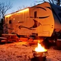 Multi-Color LED Awning Light for RVs, Trailers and Campers. Photo submitted by customer.