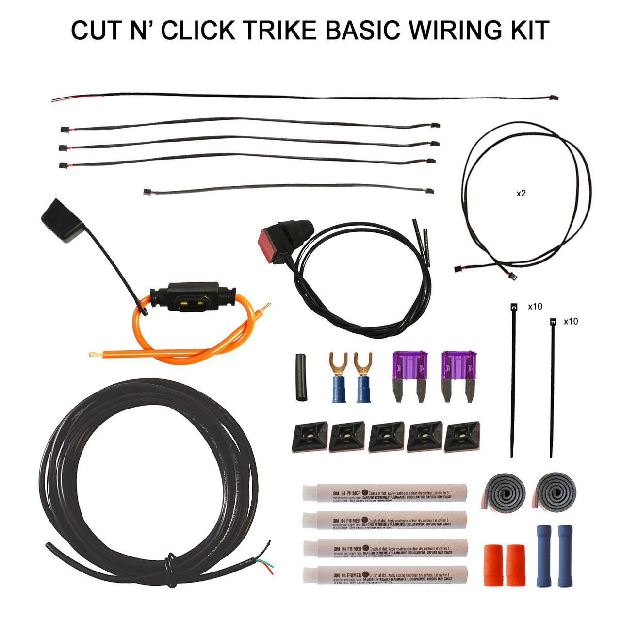 Buy CutNClick Trike Basic Wiring Kit Boogey Lights