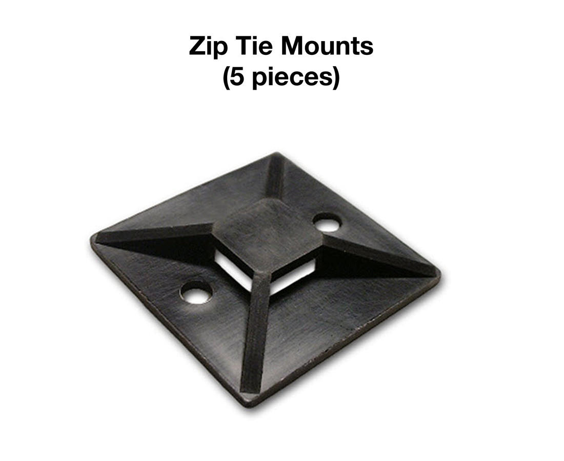 Zip Tie Mounts for Installation