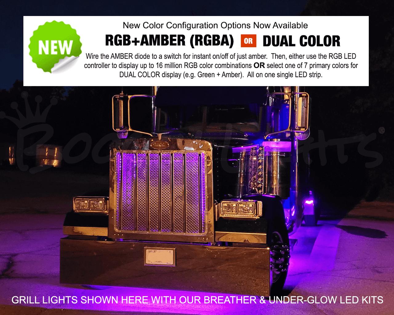 Peterbilt 379/389 Grill LED Light Kit - Boogey Lights