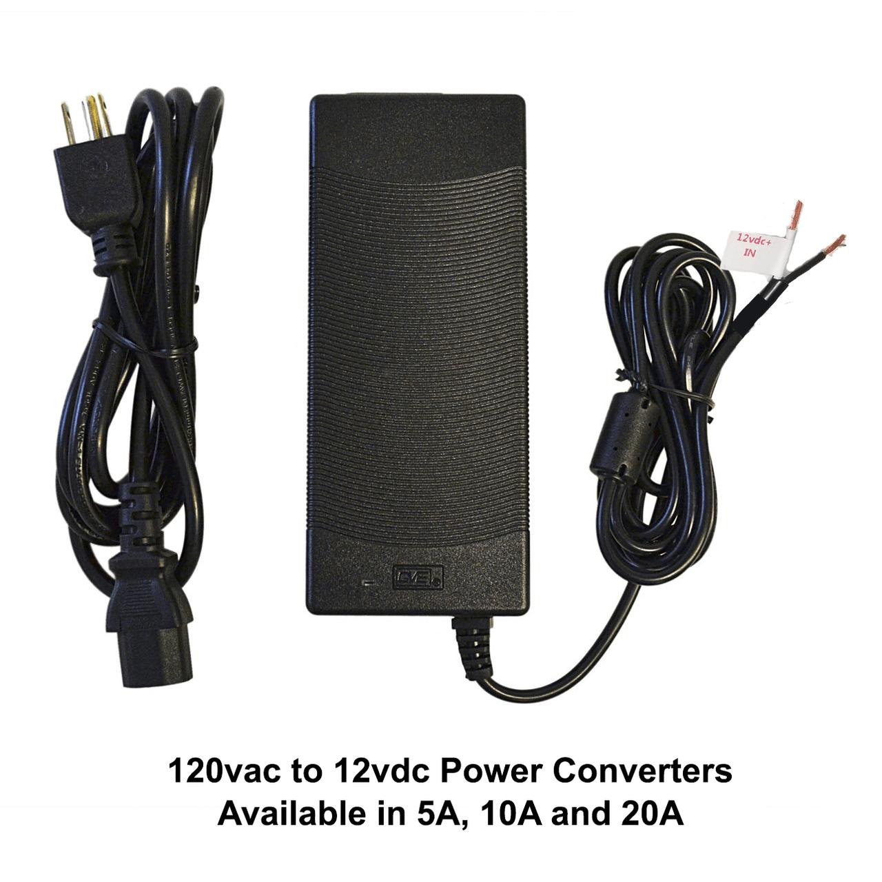 Buy 120ac to 12vdc Power Converter | Boogey Lights