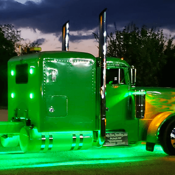 Underglow for clearance semi trucks