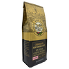 Angle view of one bag of 10 percent kona blend chocolate macadamia coffee