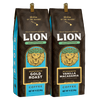 Lion Decaf Bundle containing two bags of decaf coffee