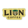 Lion Coffee Kamea Hadar Artist Series Lion Head Sticker