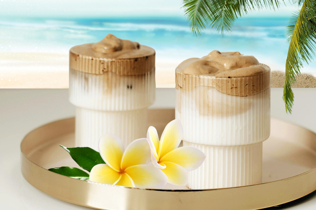 Iced Dalgona, Japanese Iced Coffee, and Tropical Sun Tea - Hawaii