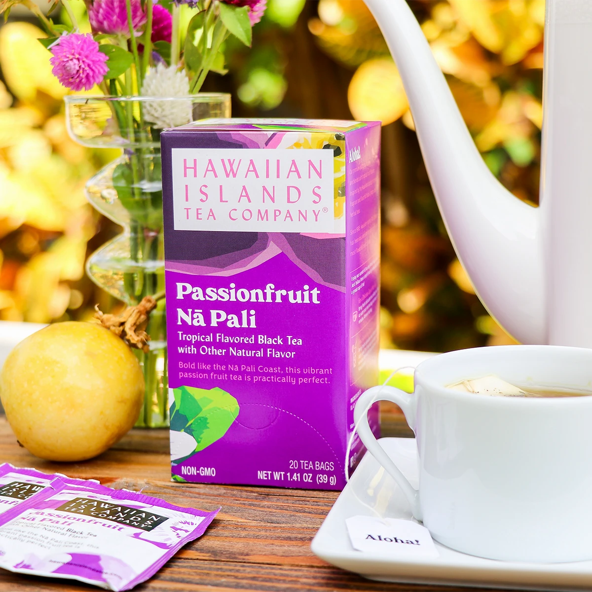 Passion Fruit Na Pali Tropical Flavored Black Tea