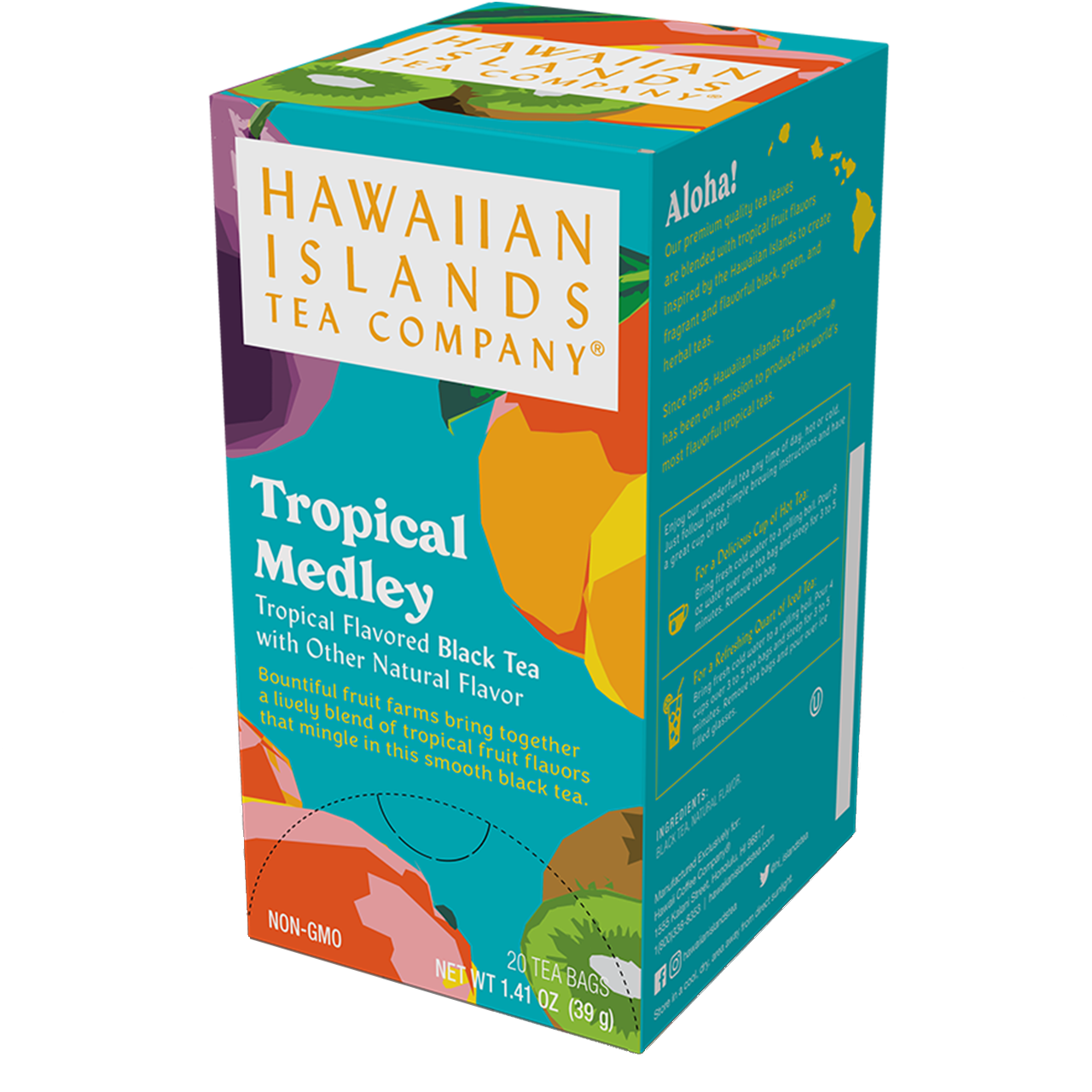 Tropical Teabags, Tropical Medley Black Tea