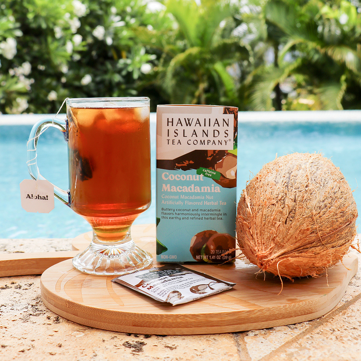 coconuts　バーバリーペア Coconut Macadamia Rooibos Herbal Tea
