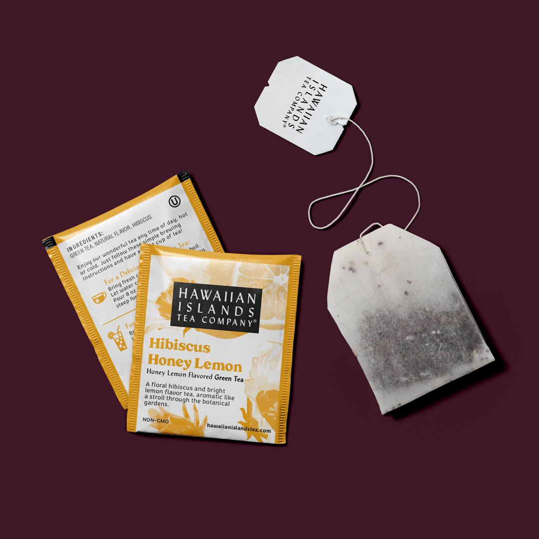 Hibiscus Honey Lemon Flavored Green Tea Teabags
