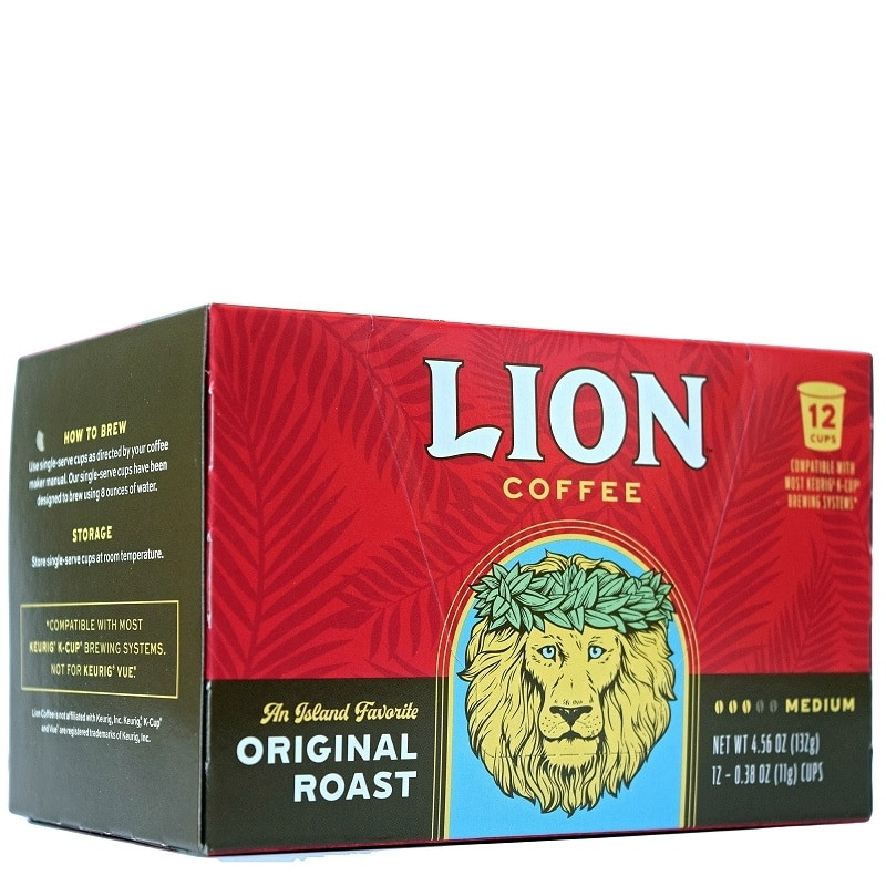 Lion Original Roast Single Serve Coffee Pods - Hawaii Coffee Company