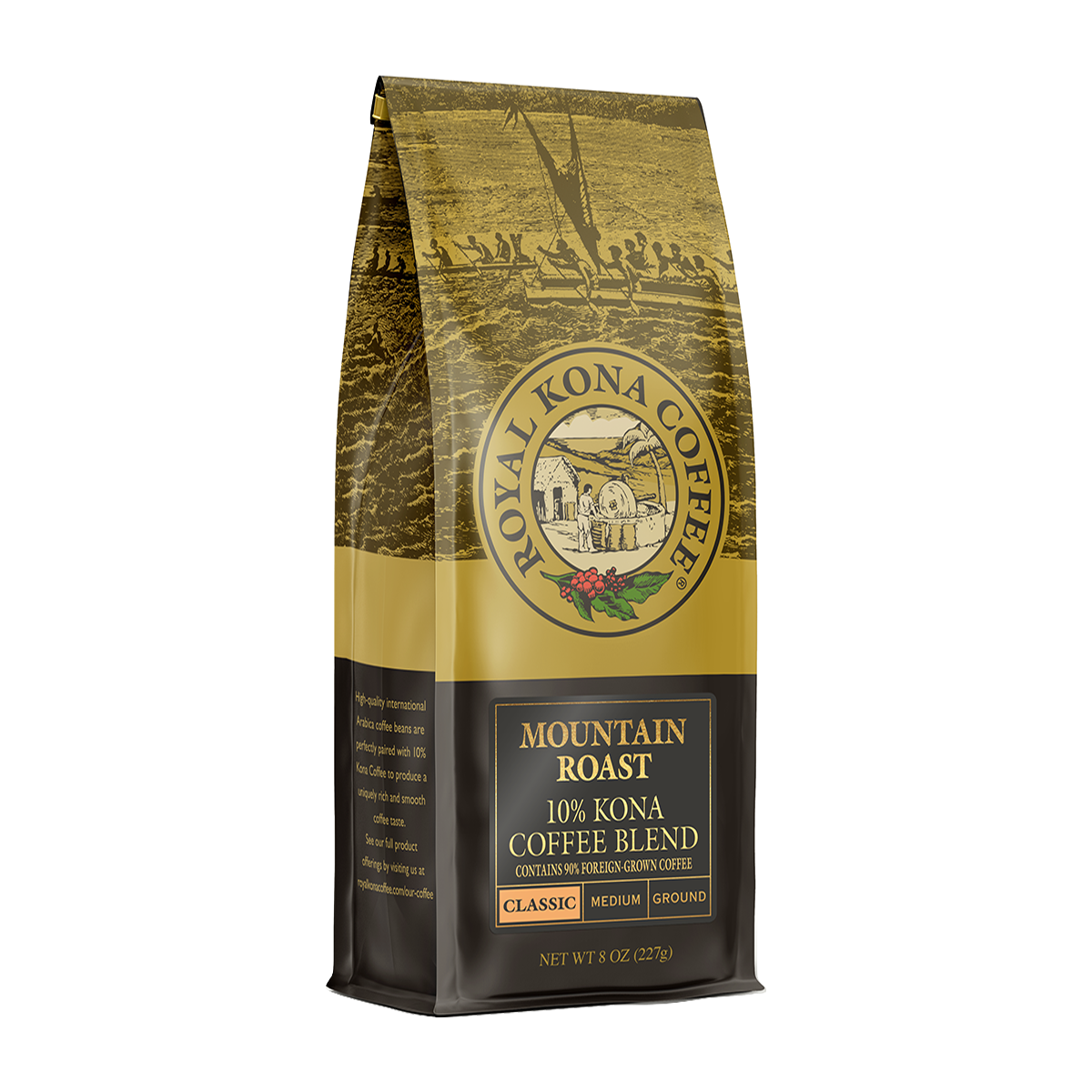 10% Kona Blend Coffee, Mountain Roast