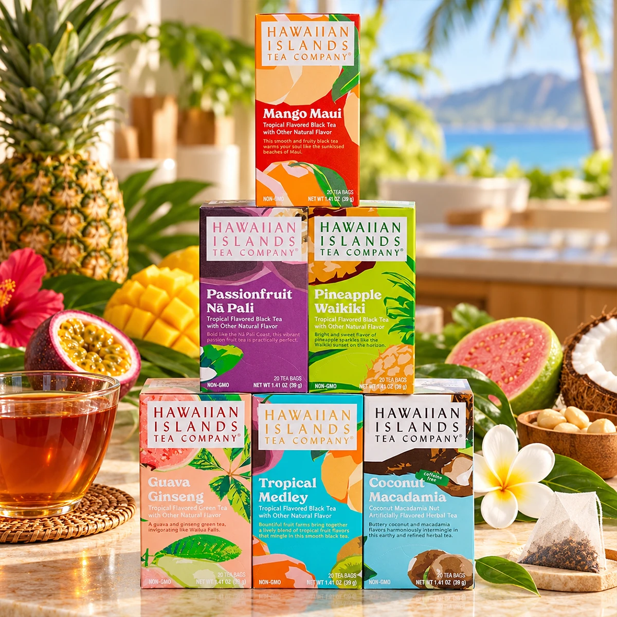 Tropical Flavored Tea Collection