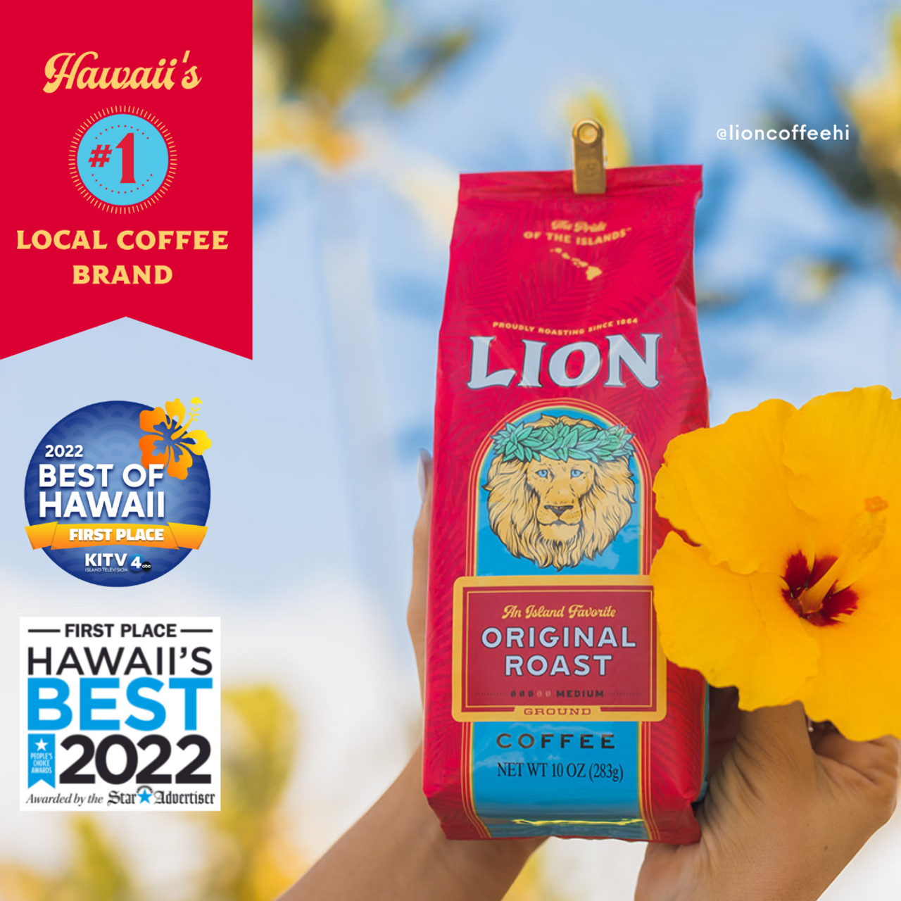 Hawaii's Lion Brand Coffee (Assorted Flavors) – da Hawaiian Store