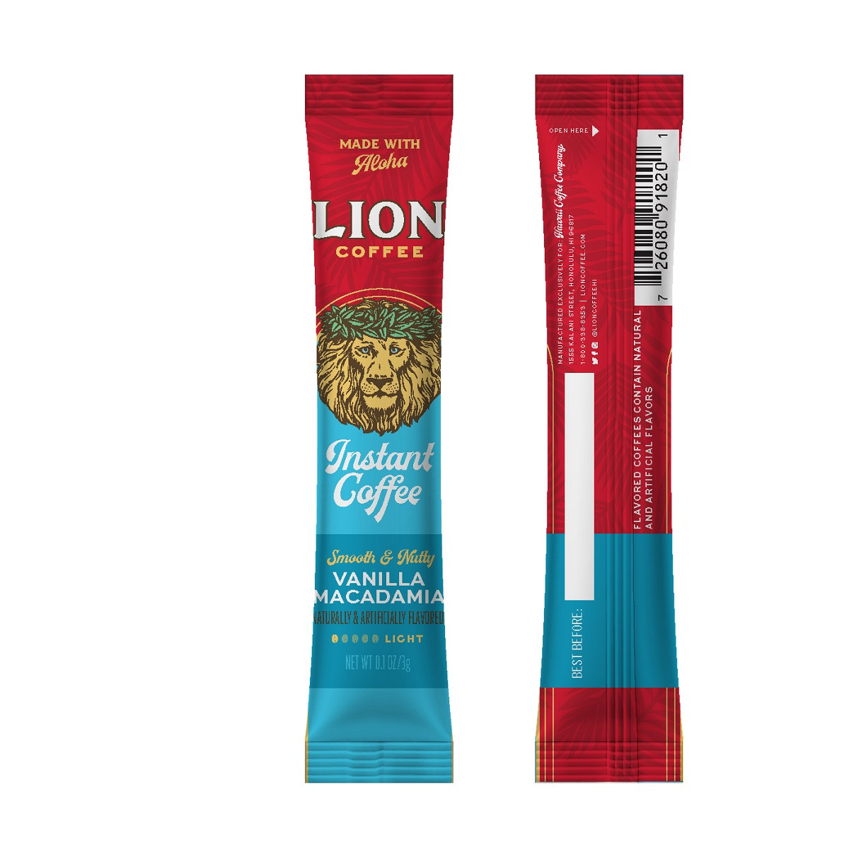 Lion Instant Vanilla Macadamia Coffee