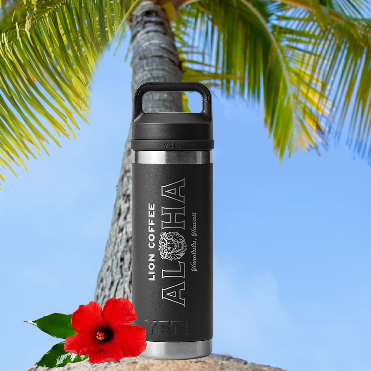 YETI ライオンコーヒー イエティLion Coffee Aloha18oz Lion Yeti Chug Bottle 18oz