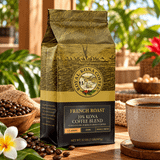 French Roast 10% Kona Coffee Blend - 2lb Bag