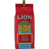 One bag of Lion Gold Light Roast Coffee 10oz