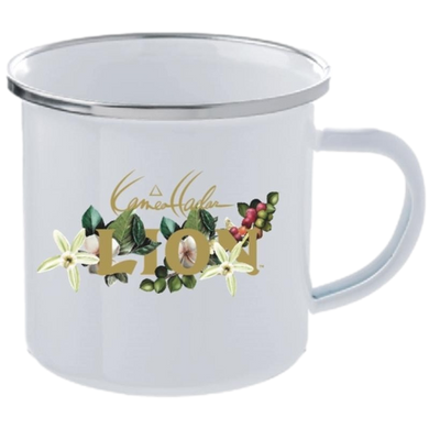 Lion Artist Series 12oz Enamel Camper Mug