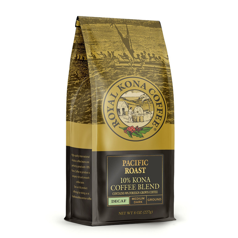 HAWAII KONA BLEND ドリップコーヒー*110 Decaf Pacific Roast 10% Kona Coffee Blend - Hawaii Coffee Company