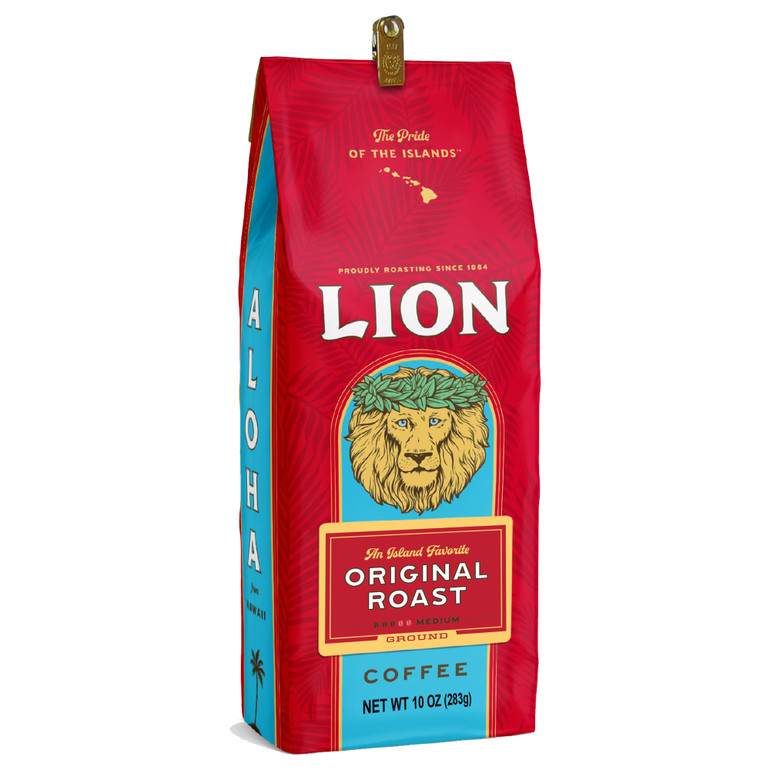 バッグ LION COFFEE Lion Original Roast 10oz Coffee Bags - Case Rate - Hawaii