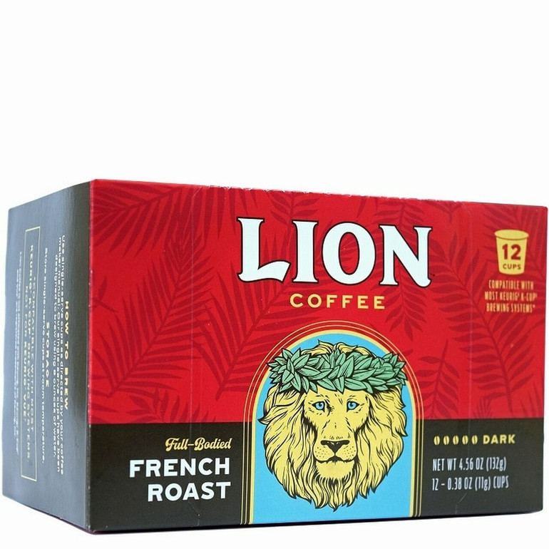Lion French Roast Single Serve Coffee Pods - Hawaii Coffee Company