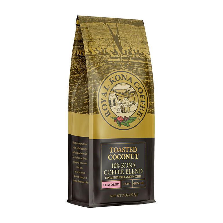 Toasted Coconut 10% Kona Blend Coffee