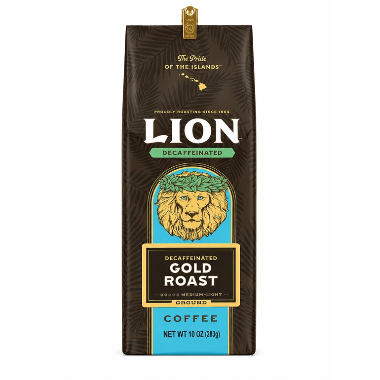 Lion Gold Roast Swiss Water Decaf Coffee